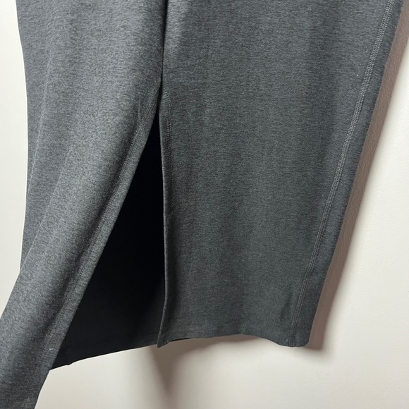 Beyond Yoga Strapless Tube Dress Gray Space Dye Slit Small Minimalist Stretch - Picture 4 of 6